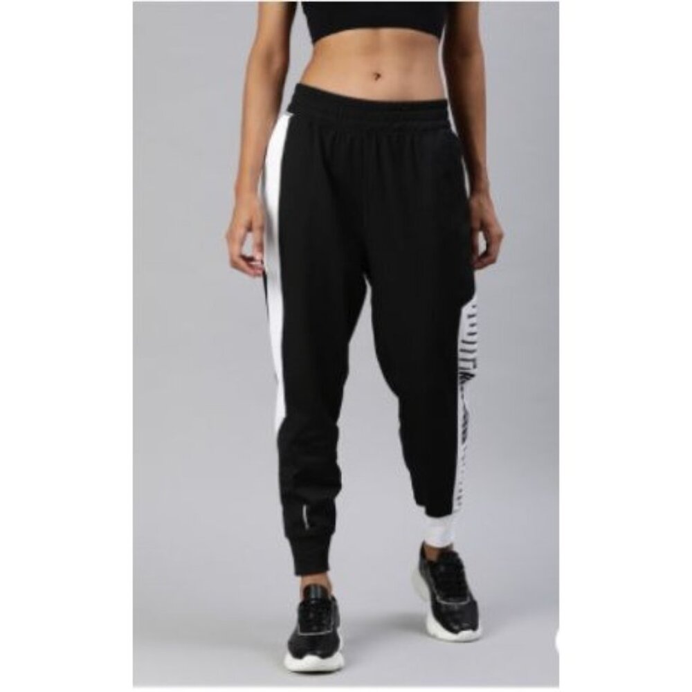 PUMA Women's Black & White Logo Printed dryCELL Running & Training Joggers XL - Picture 3 of 14